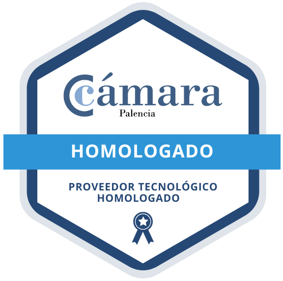 Sello de partner tecnológico homologado por la Cámara de Comercio de Palencia
